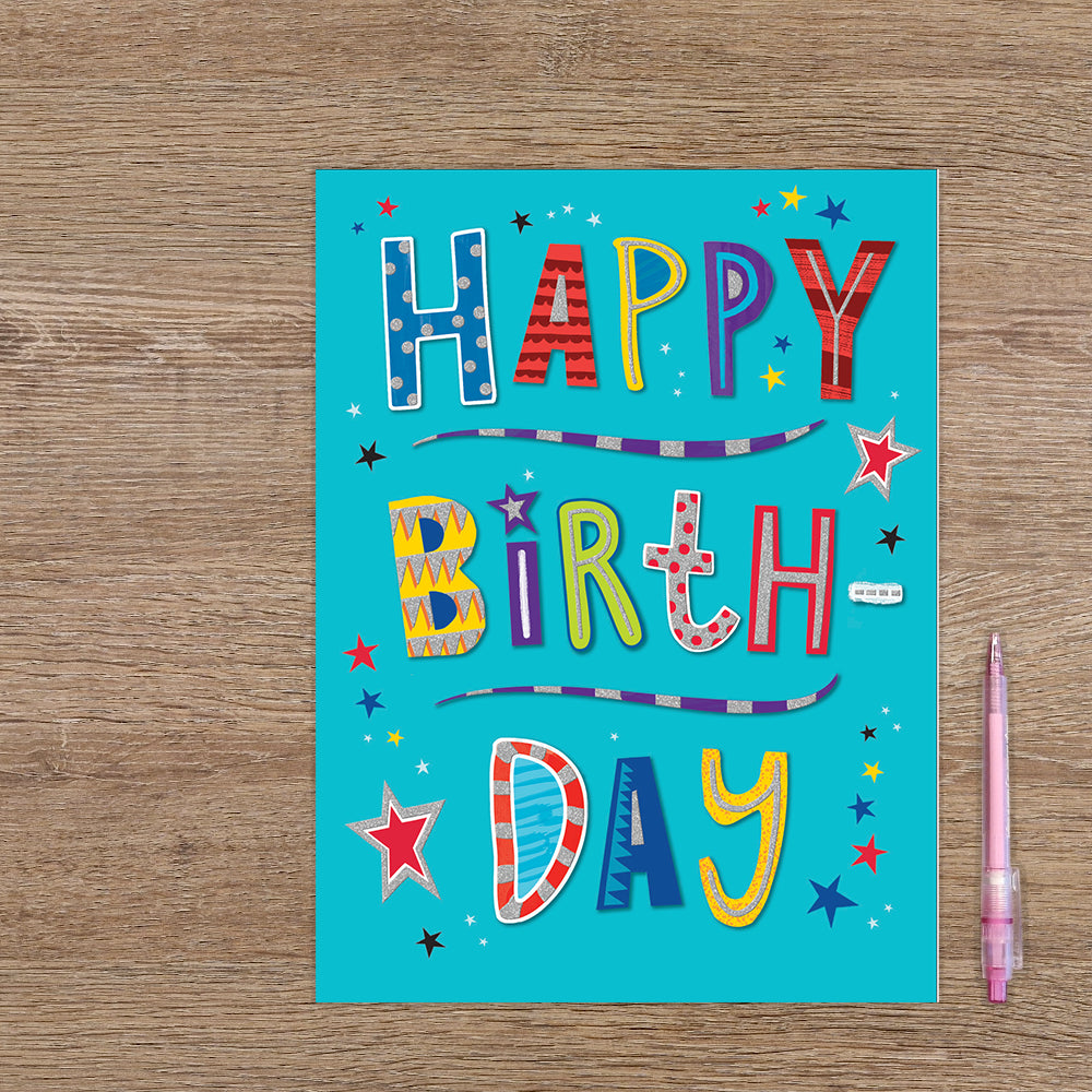 XL kaart - Happy birthday