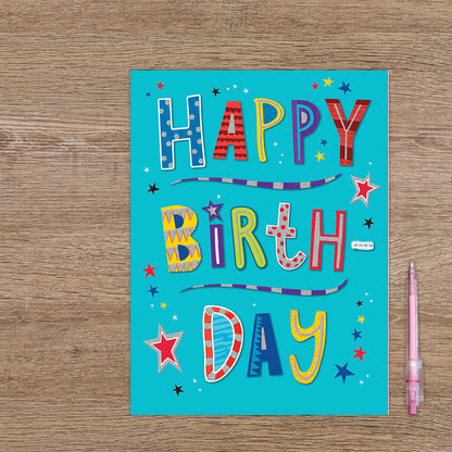 XL kaart - Happy birthday