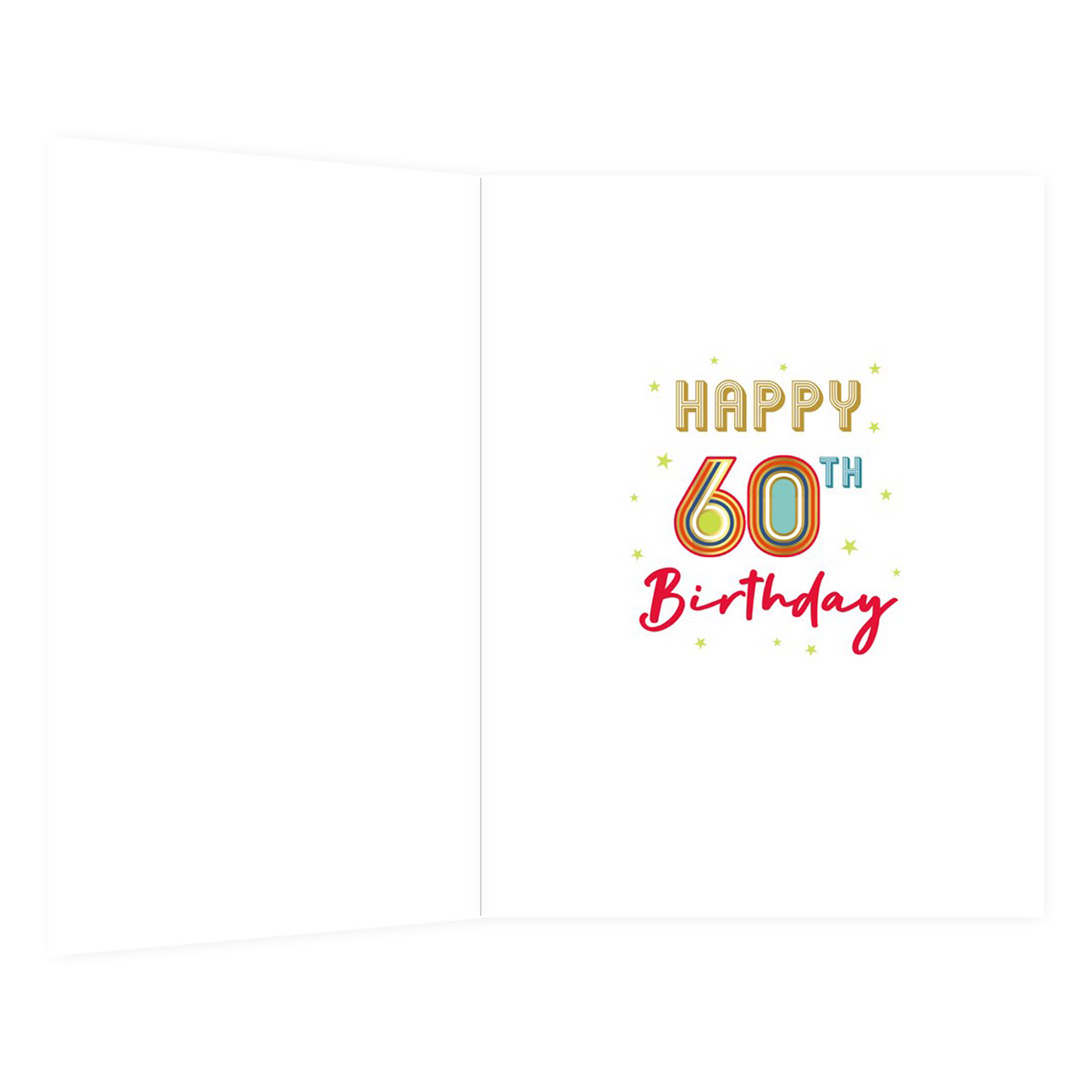 XL kaart - 60 happy birthday to you
