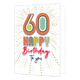 XL kaart - 60 happy birthday to you