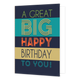 XL kaart - A great big happy birthday