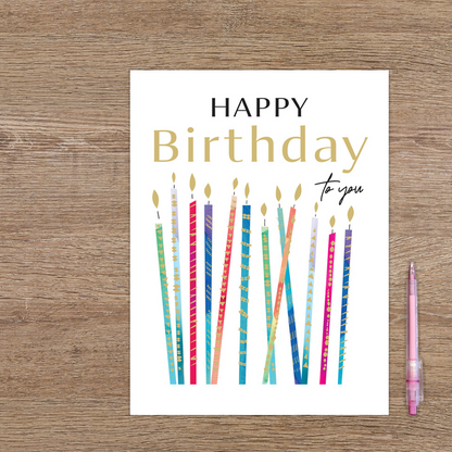 XL kaart - Happy birthday to you