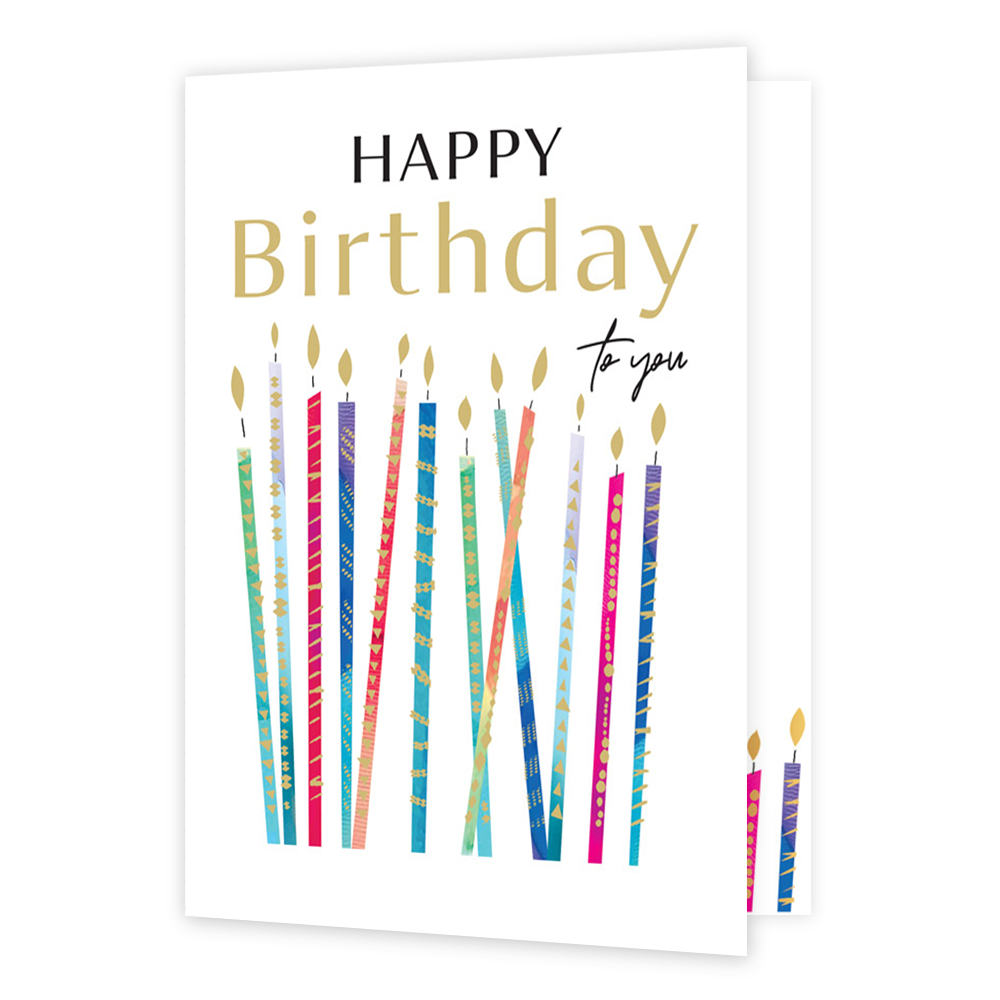 XL kaart - Happy birthday to you