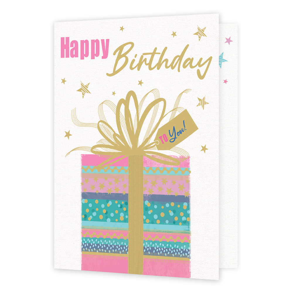 XL kaart - Happy birthday to you!