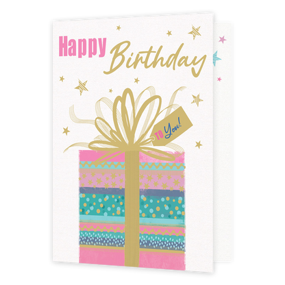 XL kaart - Happy birthday to you!