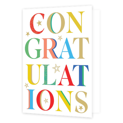 XL kaart - Congratulations