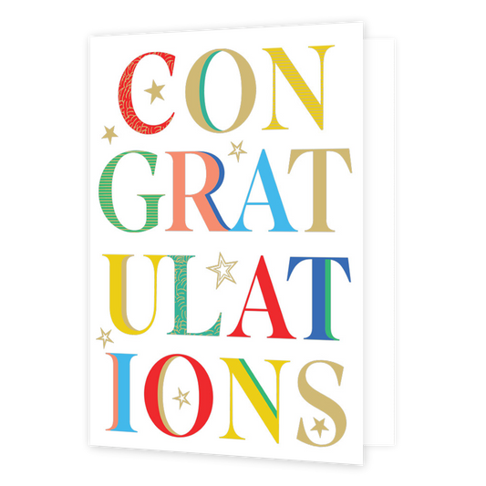 XL kaart - Congratulations