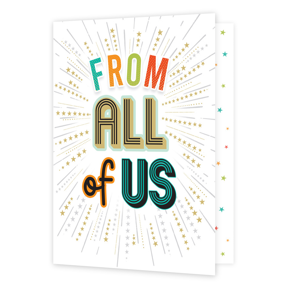 XL kaart - From all of us