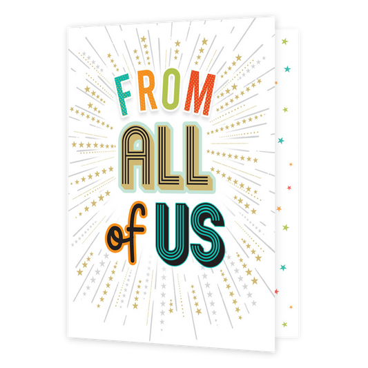 XL kaart - From all of us