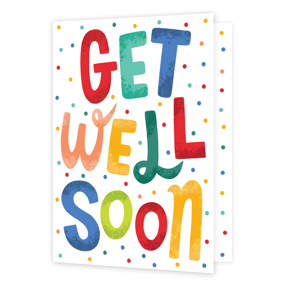 XL kaart - Get well soon