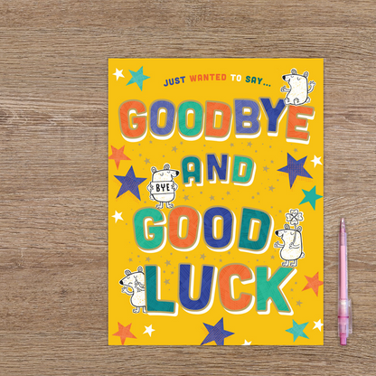 XL kaart - Goodbye and good luck