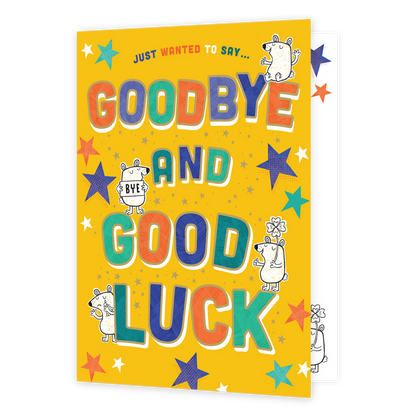 XL kaart - Goodbye and good luck