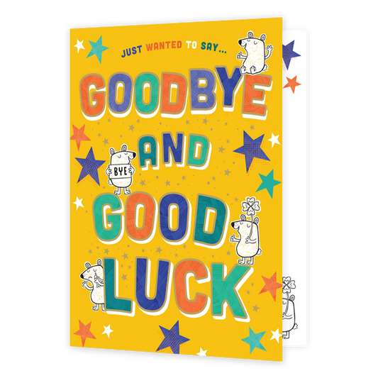 XL kaart - Goodbye and good luck