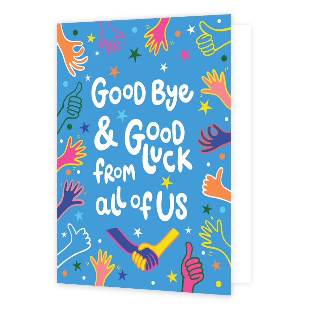 XL kaart - Goodbye and good luck from all of us