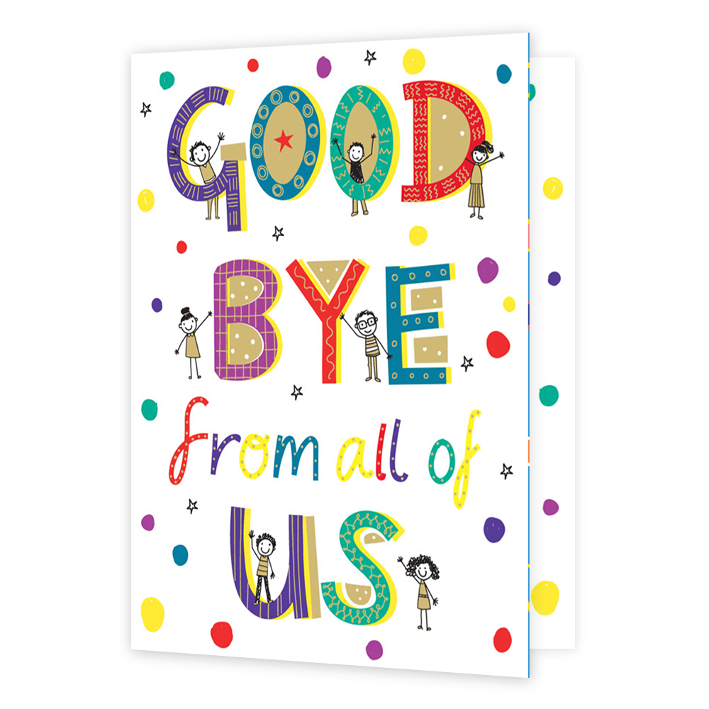 XL kaart - Goodbye from all of us