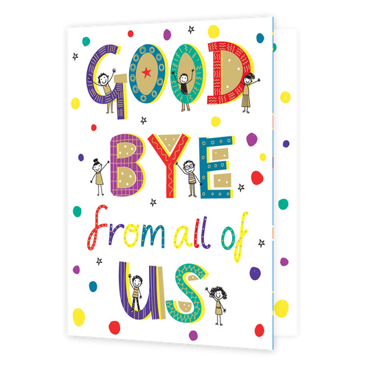 XL kaart - Goodbye from all of us