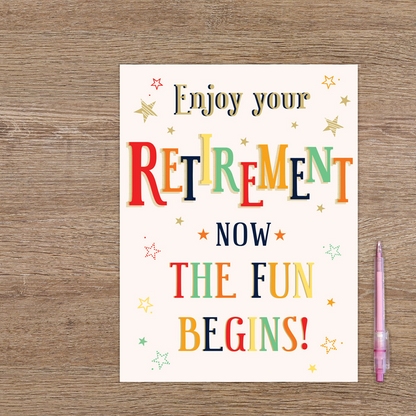 XL kaart - Enjoy your retirement