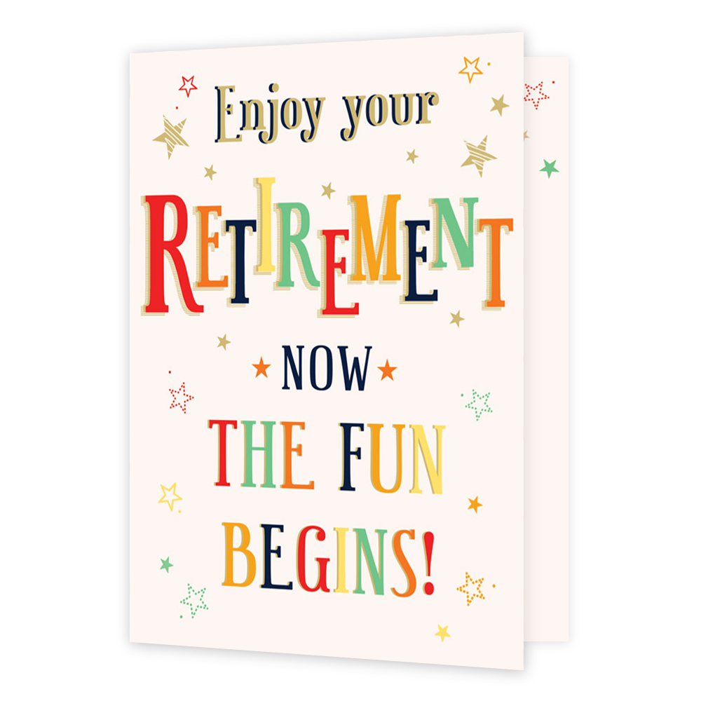 XL kaart - Enjoy your retirement