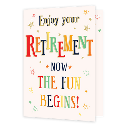 XL kaart - Enjoy your retirement