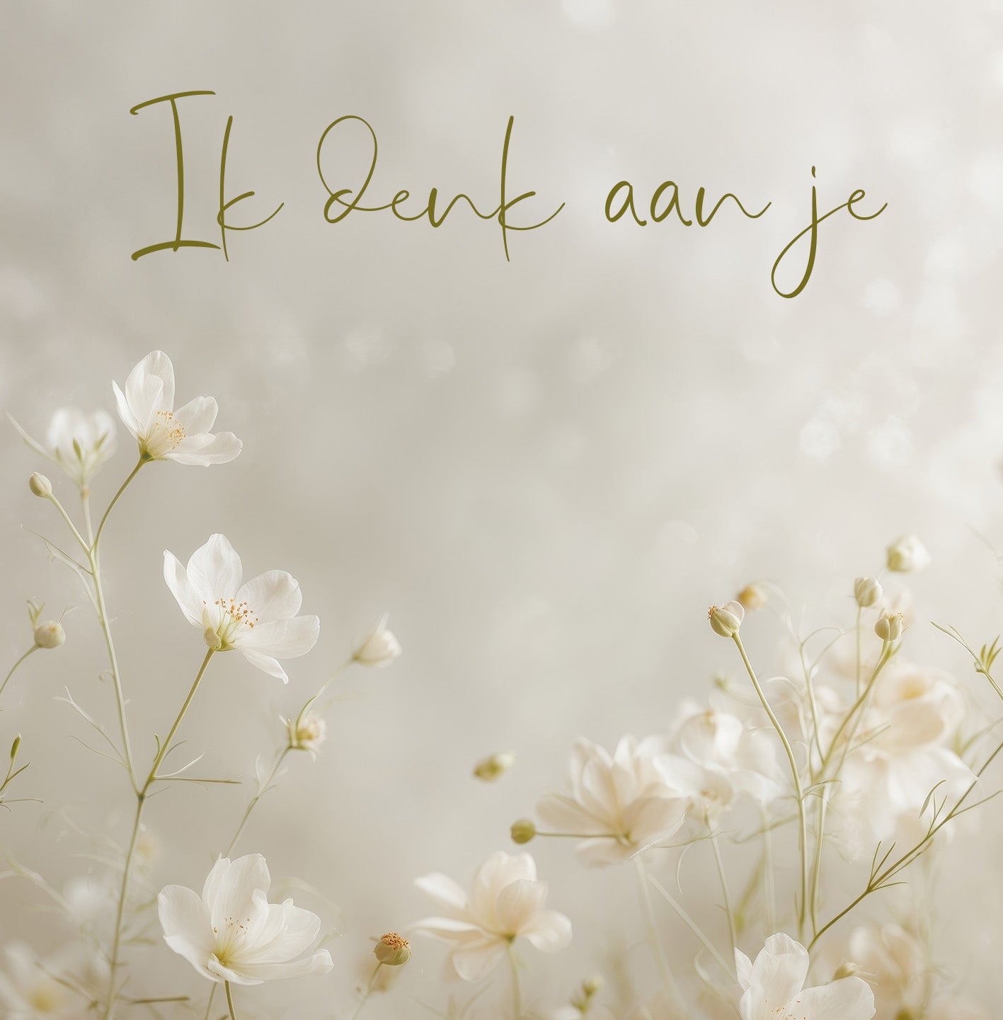 Ik denk aan je