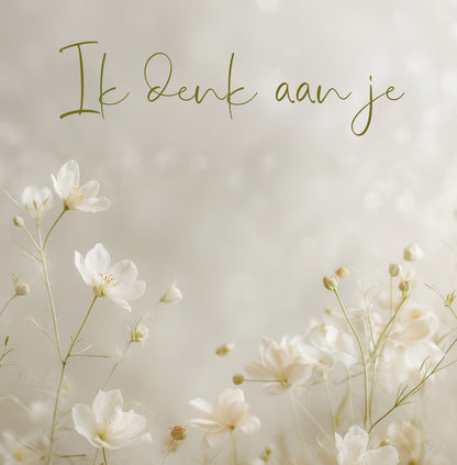 Ik denk aan je