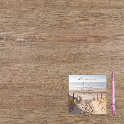 Life brings tears, smiles and memories