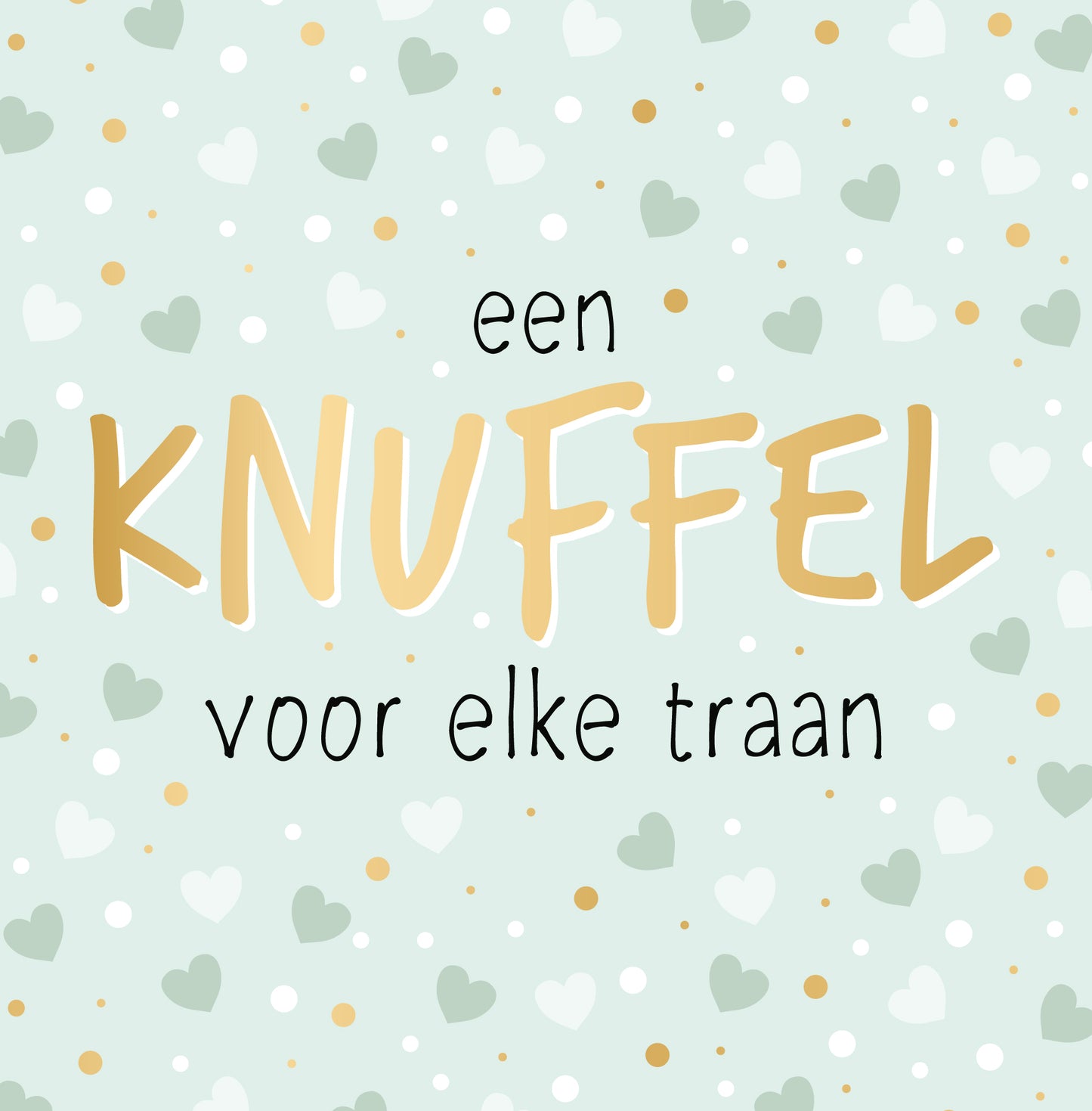 Een knuffel voor elke traan