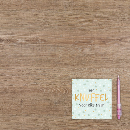 Een knuffel voor elke traan