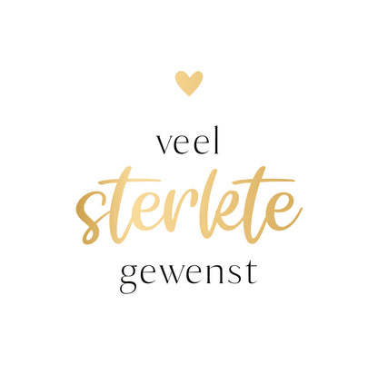 Veel sterkte gewenst