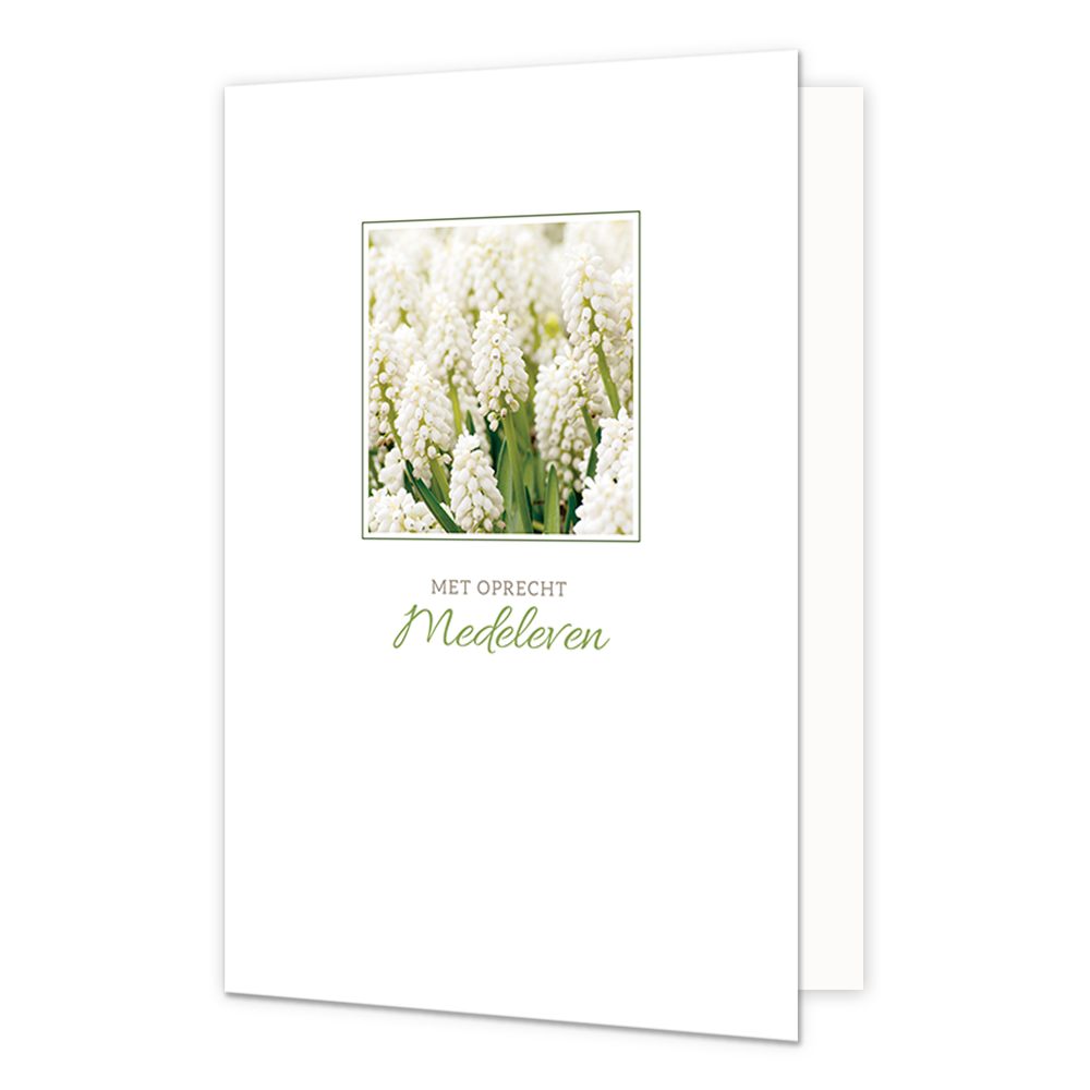 Met oprecht medeleven