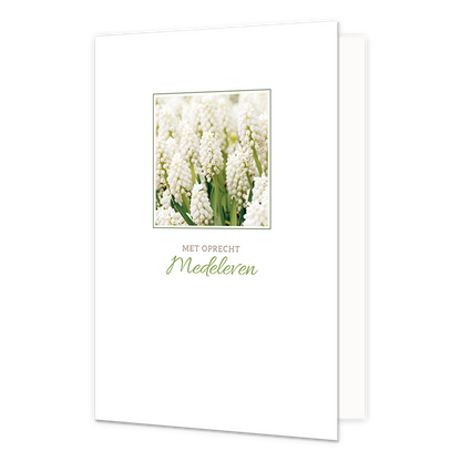 Met oprecht medeleven