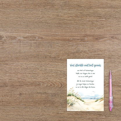 Veel sterkte met het gemis