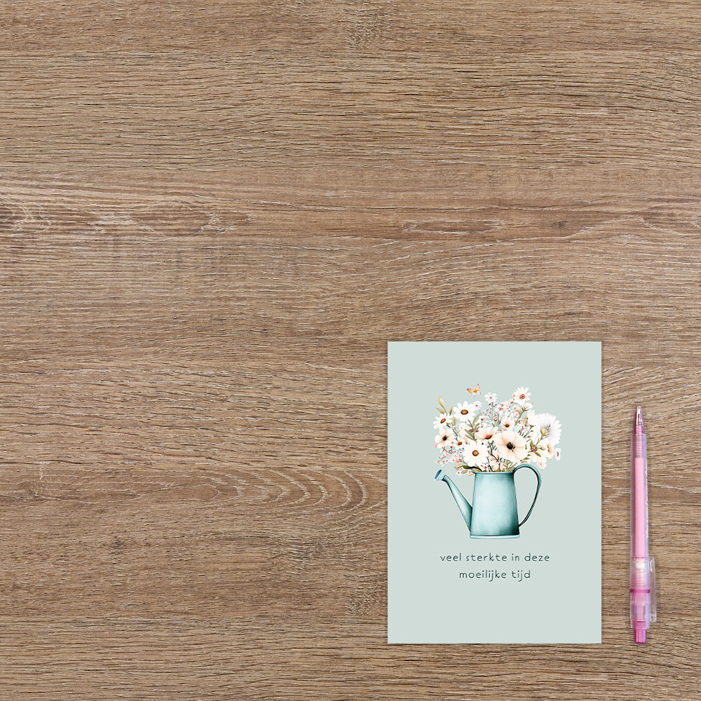 Veel sterkte in deze moeilijke tijd