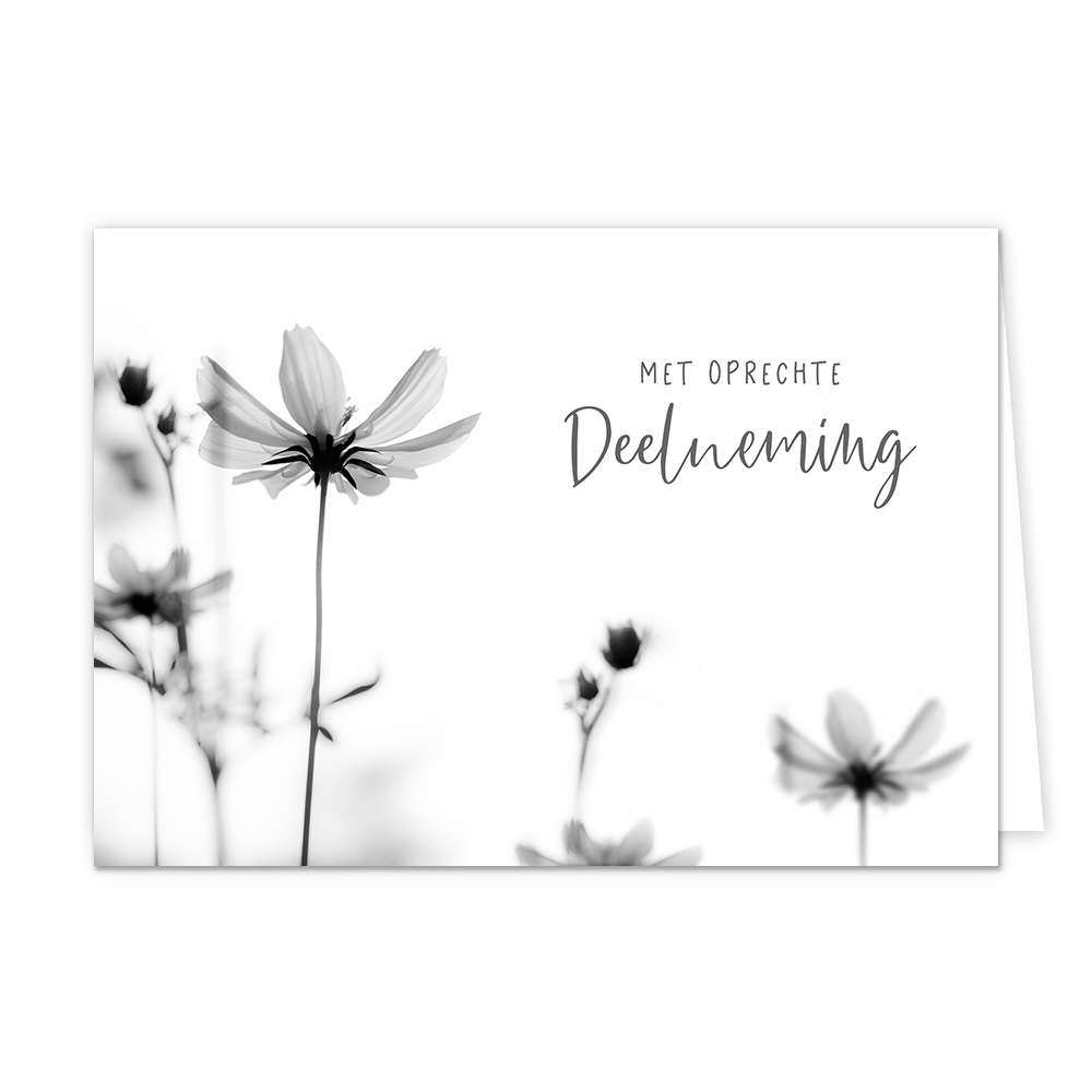 Met oprechte deelneming