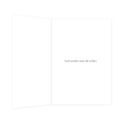 Met oprecht deelneming