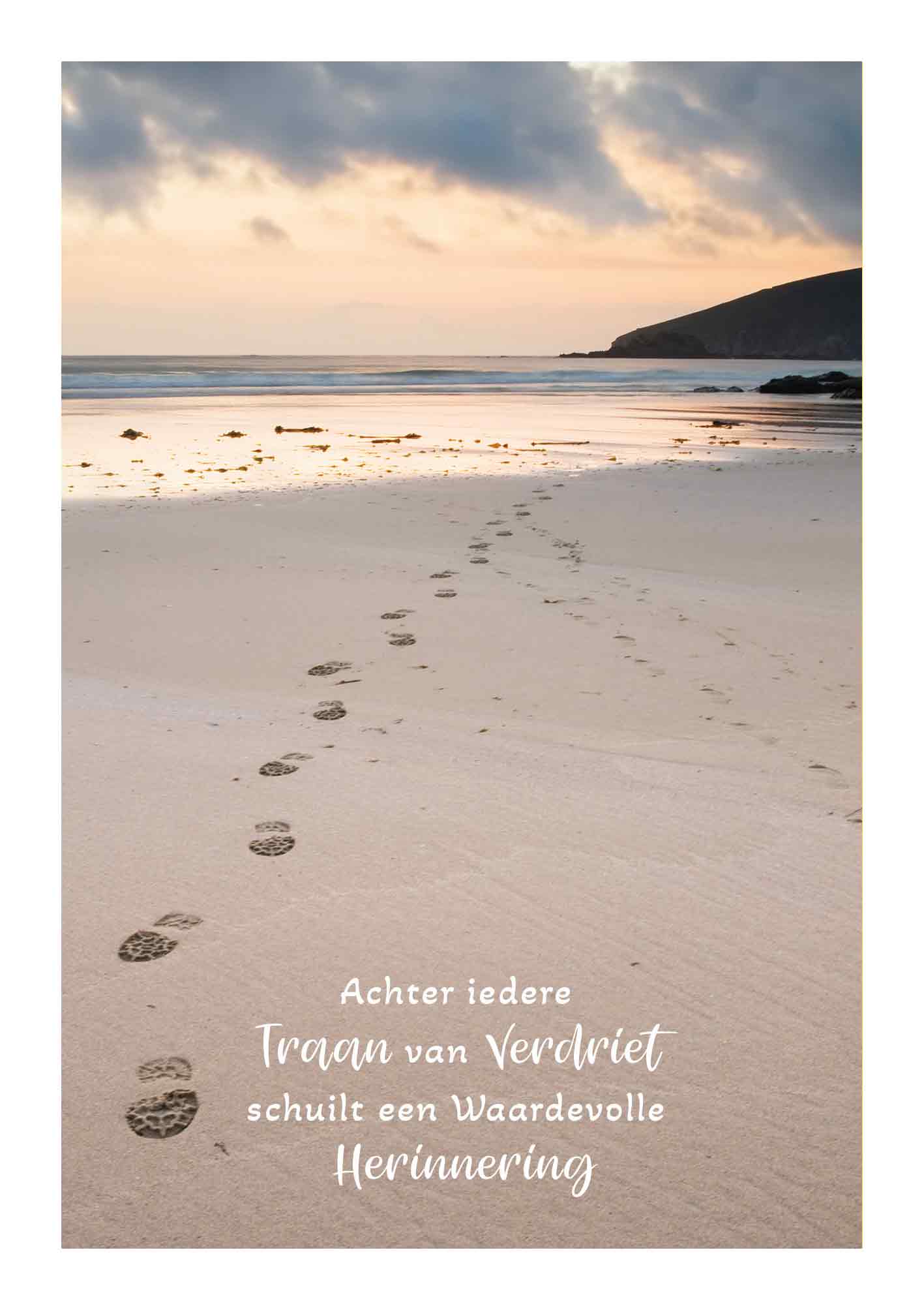 Achter iedere traan van verdriet