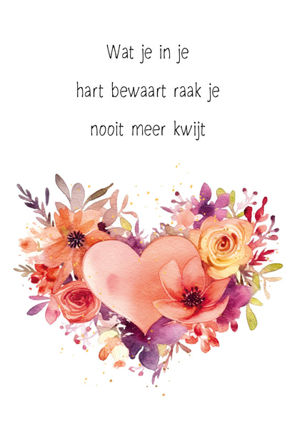 Wat je in je hart bewaart