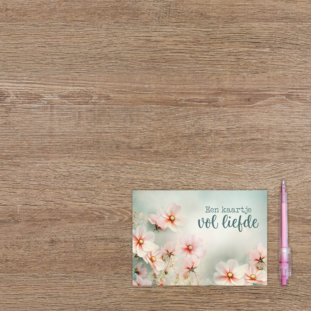 Een kaartje vol liefde