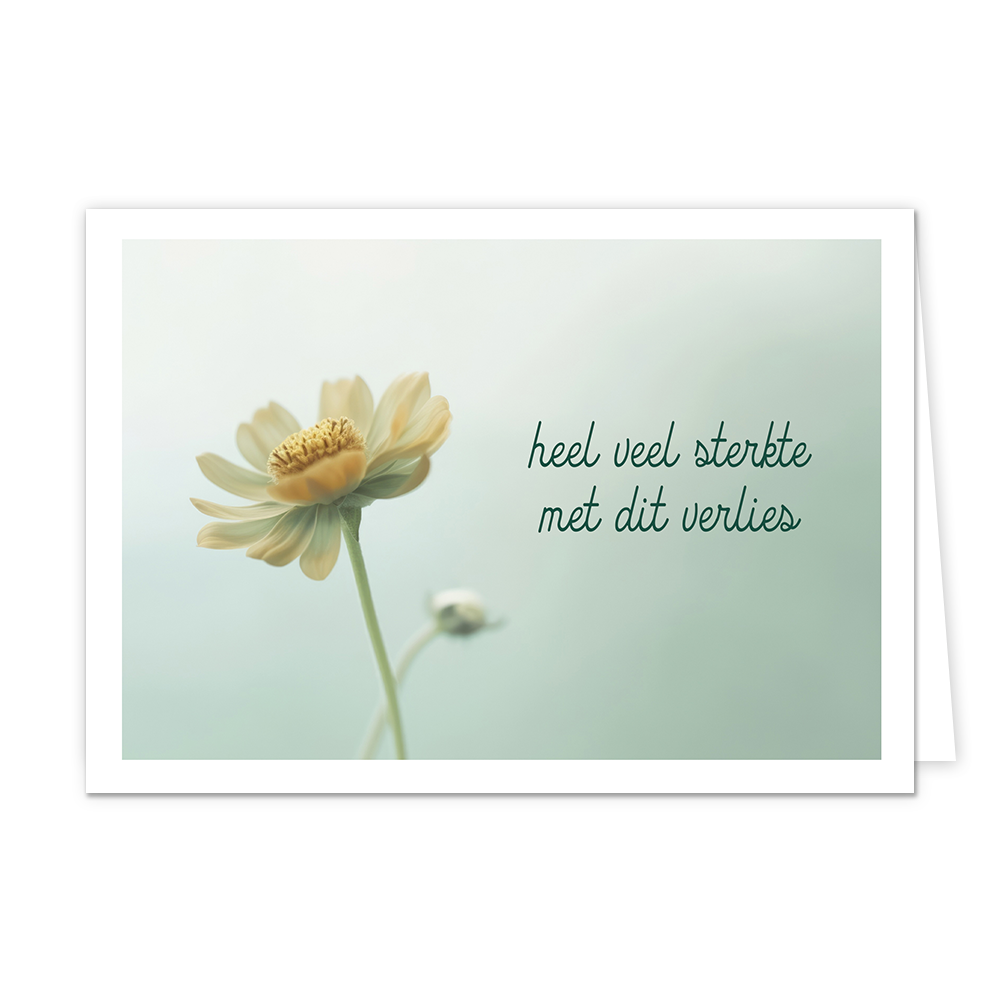 Heel veel sterkte met dit verlies