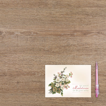 Met oprecht medeleven om dit grote verlies