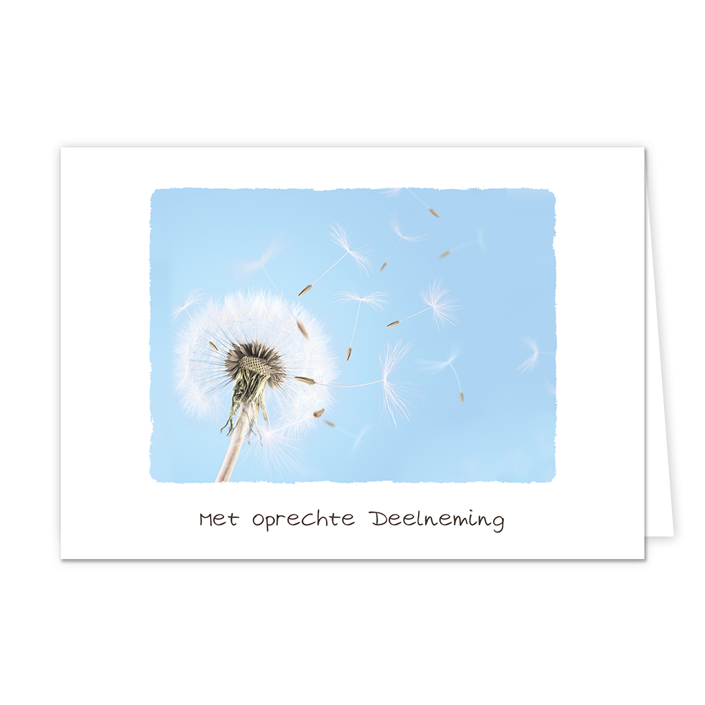 Met oprechte deelneming