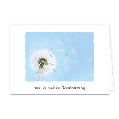 Met oprechte deelneming