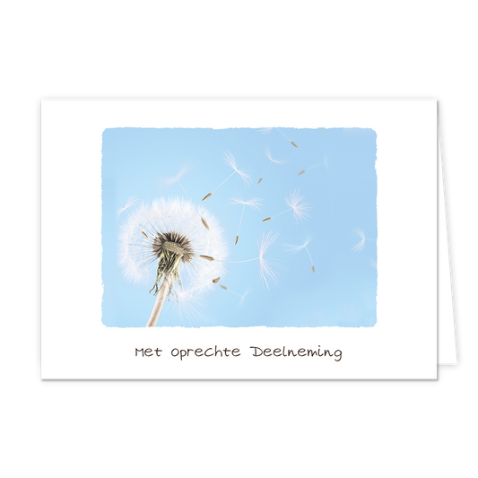 Met oprechte deelneming