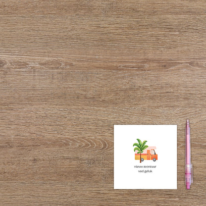 Nieuw avontuur veel geluk