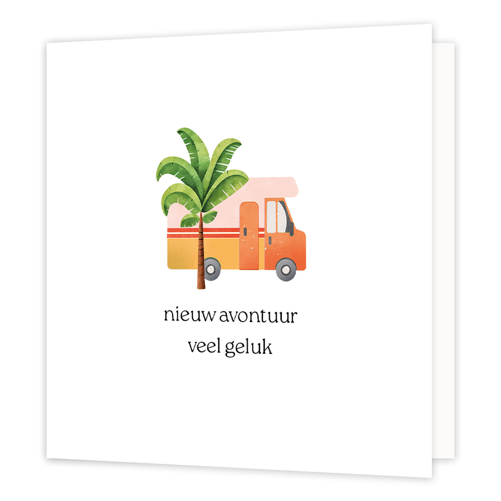 Nieuw avontuur veel geluk