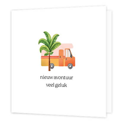 Nieuw avontuur veel geluk