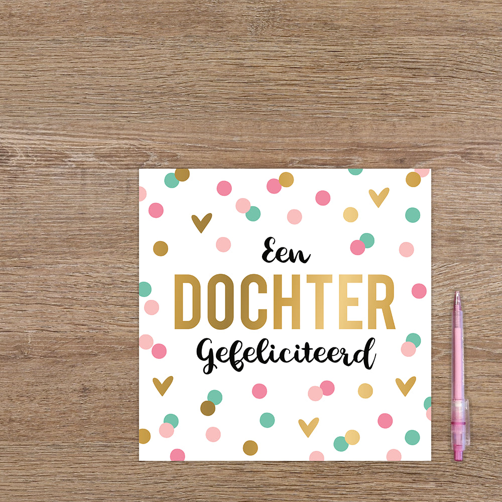 XL - Een dochter gefeliciteerd