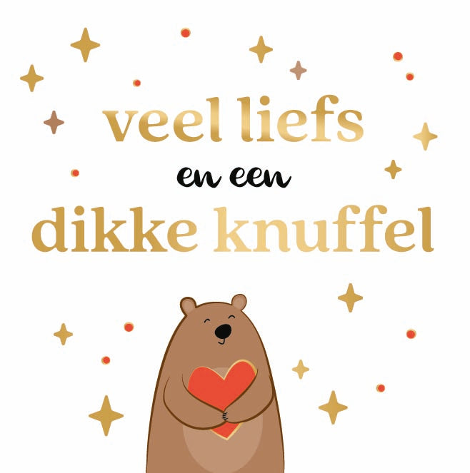XL - Veel liefs en een dikke knuffel