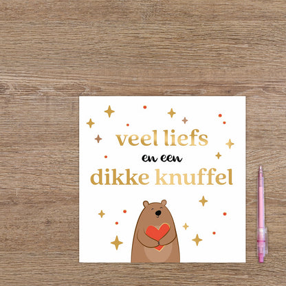 XL - Veel liefs en een dikke knuffel