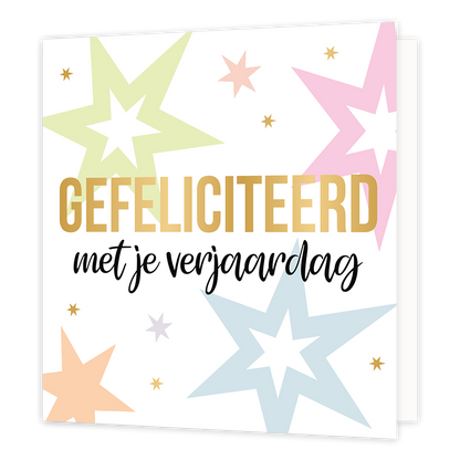XL kaart - Gefeliciteerd met je verjaardag